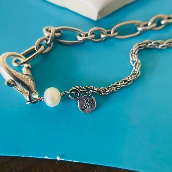 Sara Blaine For Willow House Calypso Mother of Pearl Pendant Necklace - Picture 4 of 4